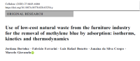 Image of Use of low-cost natural waste from the furniture industry
for the removal of methylene blue by adsorption: isotherms,
kinetics and thermodynamics